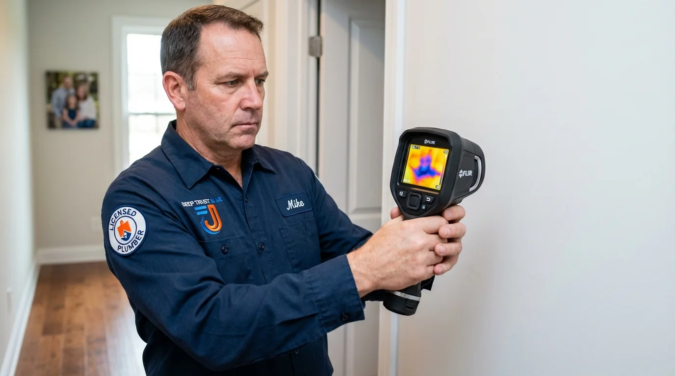 Thermal imaging leak detection by Johns Plumbing LLC in Bensenville